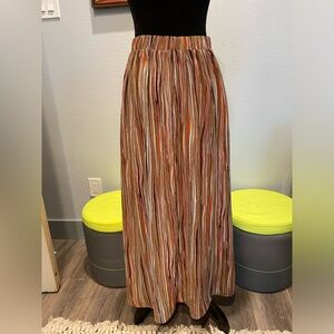 Vintage | Camellia | Large | Maxi Skirt | Broomstick Print